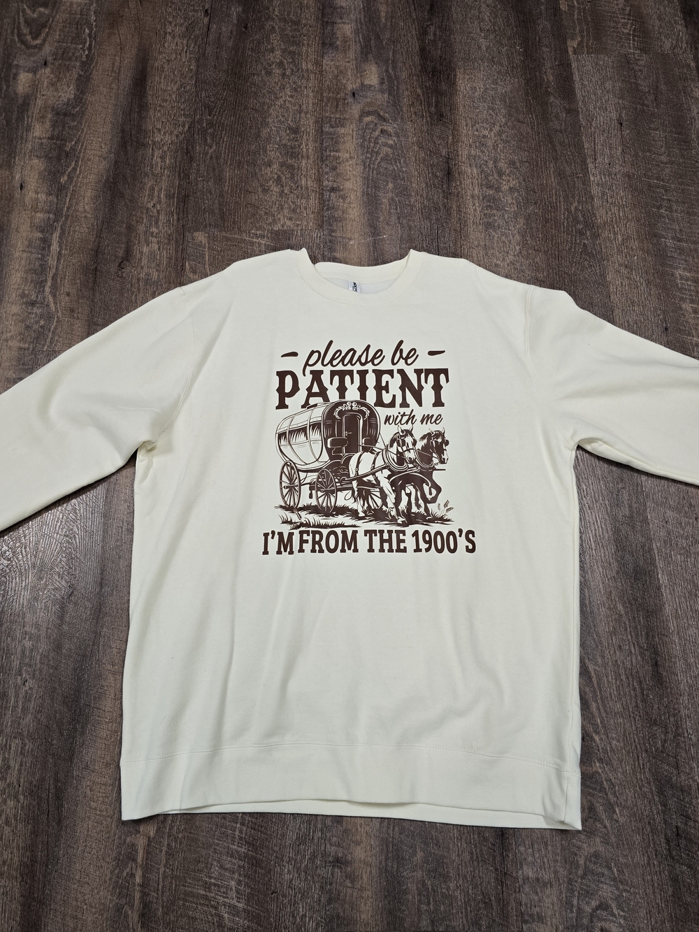 Custom Novelty Cream Sweatshirt